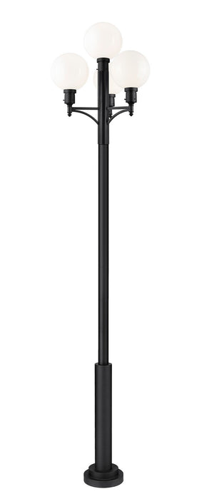 Z-Lite - 597PHB-4-5010P-BK - Four Light Outdoor Post Mount Fixture - Laurent - Black