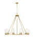 Z-Lite - 826-10MGLD - Ten Light Chandelier - Titus - Modern Gold