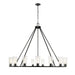Z-Lite - 826-15MB - 15 Light Chandelier - Titus - Matte Black