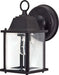 Nuvo Lighting - 60-638 - One Light Wall Lantern - Cube Lantern - Textured Black