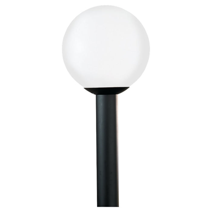 Generation Lighting. - 8254-68 - One Light Outdoor Post Lantern - Outdoor Globe - White Plastic