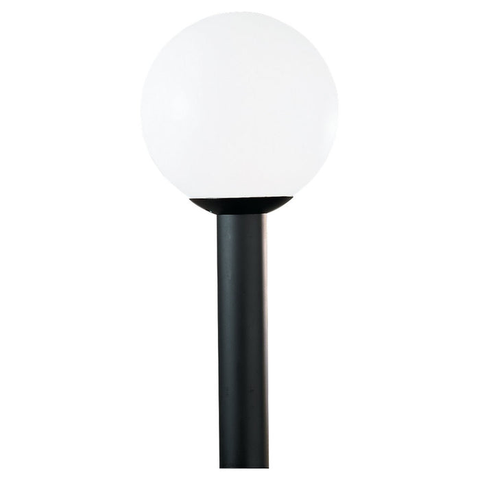 Generation Lighting. - 8252-68 - One Light Outdoor Post Lantern - Outdoor Globe - White Plastic