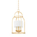 Mitzi - H871703-VGL - Three Light Lantern - Delia - Vintage Gold Leaf