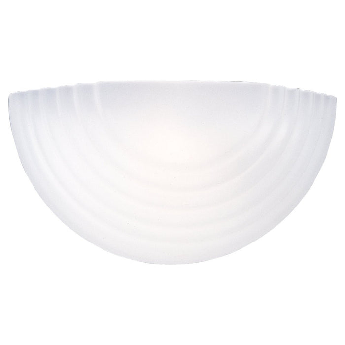 Generation Lighting. - 4123-15 - One Light Wall / Bath Sconce - Stepped Glass - White