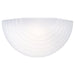 Generation Lighting. - 4123-15 - One Light Wall / Bath Sconce - Stepped Glass - White