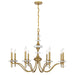 Savoy House - 1-1362-8-322 - Eight Light Chandelier - Champlain - Warm Brass