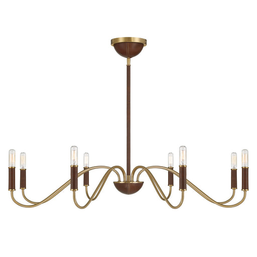Savoy House - 1-2748-8-322 - Eight Light Chandelier - Abeline - Warm Brass