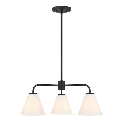 Savoy House - 1-4013-3-89 - Three Light Chandelier - Blair - Matte Black