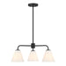Savoy House - 1-4013-3-89 - Three Light Chandelier - Blair - Matte Black
