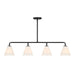 Savoy House - 1-4014-4-89 - Four Light Linear Chandelier - Blair - Matte Black