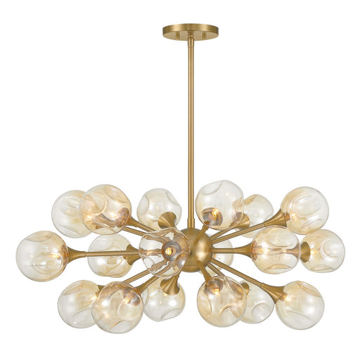 Savoy House - 1-7935-18-322 - 18 Light Chandelier - Matisse - Warm Brass