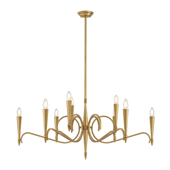Savoy House - 1-9417-9-220 - Nine Light Chandelier - Tremont - Riviera Brass