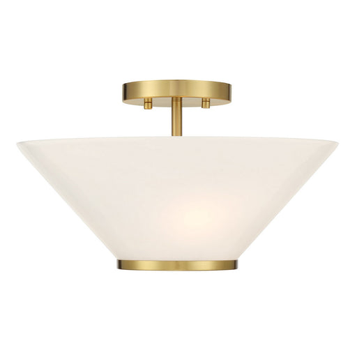 Savoy House - 6-4012-3-322 - Three Light Convertible Semi-Flush /Pendant - Blair - Warm Brass