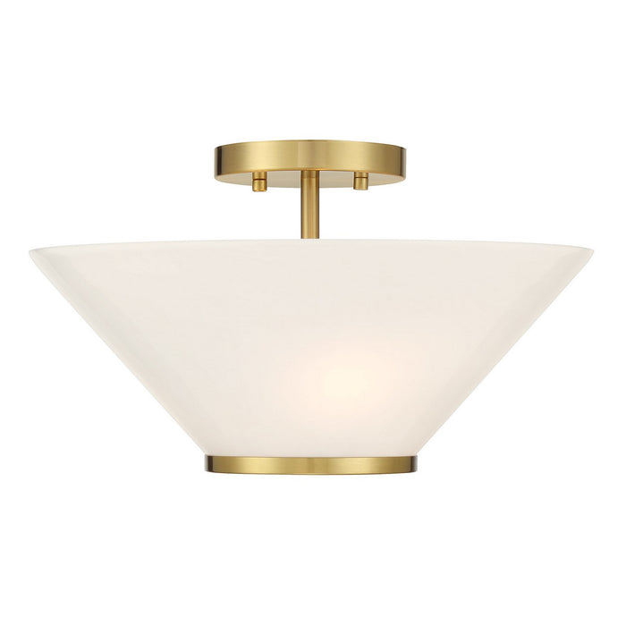 Savoy House - 6-4012-3-322 - Three Light Convertible Semi-Flush /Pendant - Blair - Warm Brass