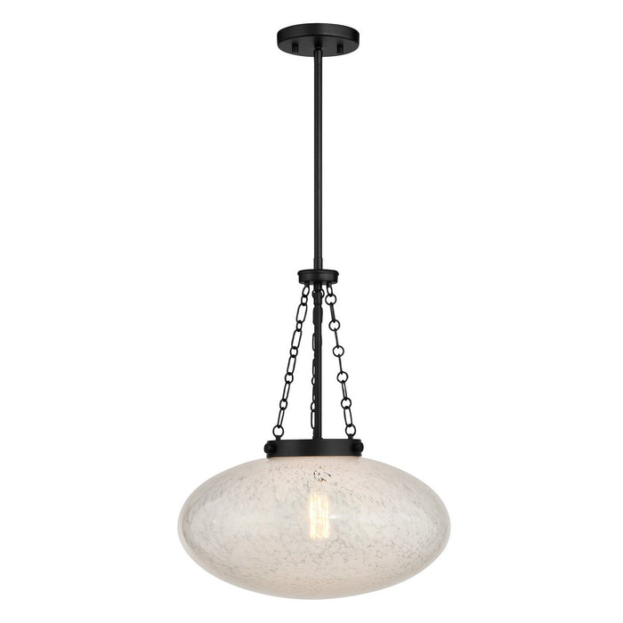 Savoy House - 7-1740-1-89 - One Light Pendant - Willow - Matte Black