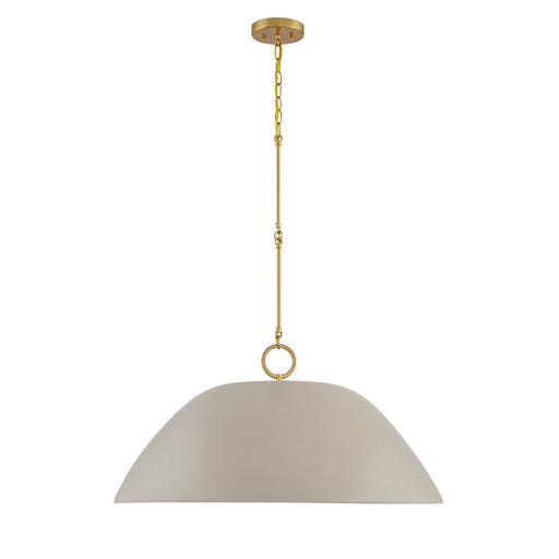 Savoy House - 7-2918-1-156 - One Light Pendant - Alta - Concrete and Brass