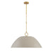 Savoy House - 7-2918-1-156 - One Light Pendant - Alta - Concrete and Brass