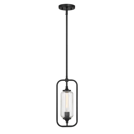 Savoy House - 7-3022-1-89 - One Light Mini-Pendant - Holton - Matte Black