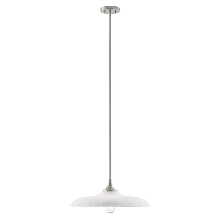 Savoy House - 7-4286-1-SN - One Light Pendant - Hadley - Satin Nickel