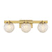 Savoy House - 8-1017-3-322 - Three Light Bathroom Vanity - Darien - Warm Brass