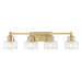 Savoy House - 8-1030-4-322 - Four Light Bathroom Vanity - Dover - Warm Brass