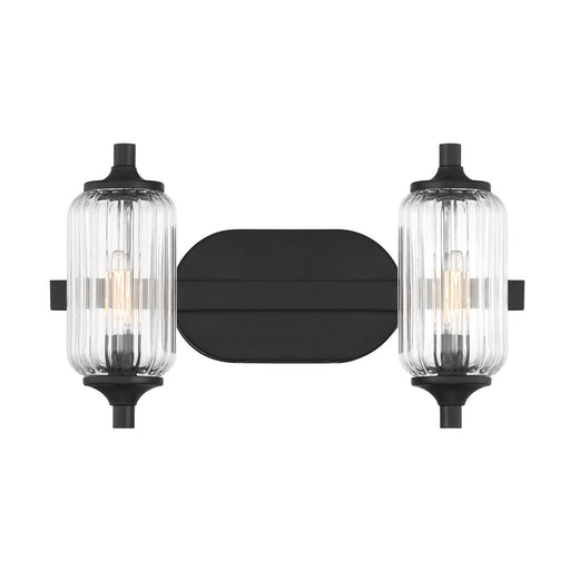 Savoy House - 8-3024-2-BK - Two Light Bathroom Vanity - Holton - Matte Black
