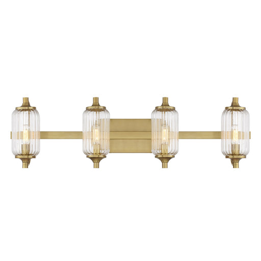 Savoy House - 8-3024-4-322 - Four Light Bathroom Vanity - Holton - Warm Brass