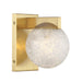 Savoy House - 9-1017-1-322 - One Light Wall Sconce - Darien - Warm Brass