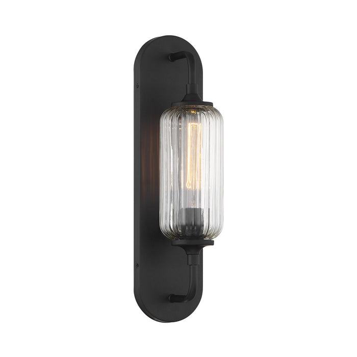 Savoy House - 9-3024-1-BK - One Light Wall Sconce - Holton - Matte Black