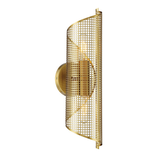 Savoy House - 9-8030-2-322 - Two Light Wall Sconce - Hillbourne - Warm Brass