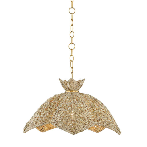Mitzi - H1002701S-AGB - One Light Pendant - Solie - Aged Brass