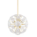Mitzi - H1004809-AGB - Nine Light Chandelier - Tamara - Aged Brass