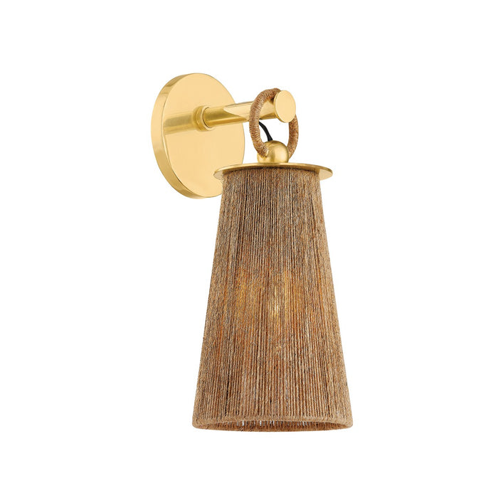 Mitzi - H1038101-AGB - One Light Wall Sconce - Lauz - Aged Brass