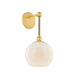 Mitzi - H1040101-AGB - One Light Wall Sconce - Abbie - Aged Brass