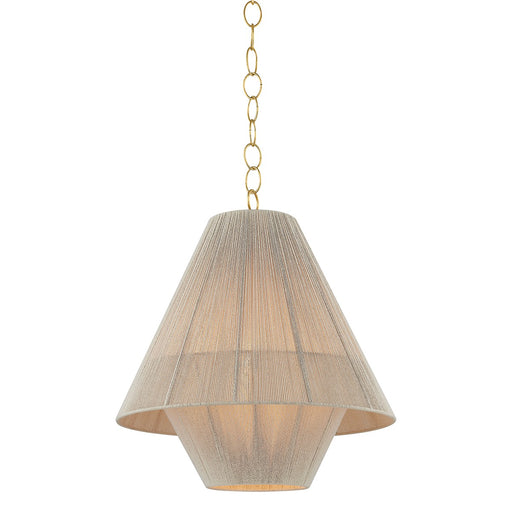 Mitzi - H988701S-AGB - One Light Pendant - Eleanor - Aged Brass