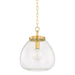 Mitzi - H997701L-AGB - One Light Pendant - Della - Aged Brass