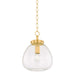 Mitzi - H997701S-AGB - One Light Pendant - Della - Aged Brass
