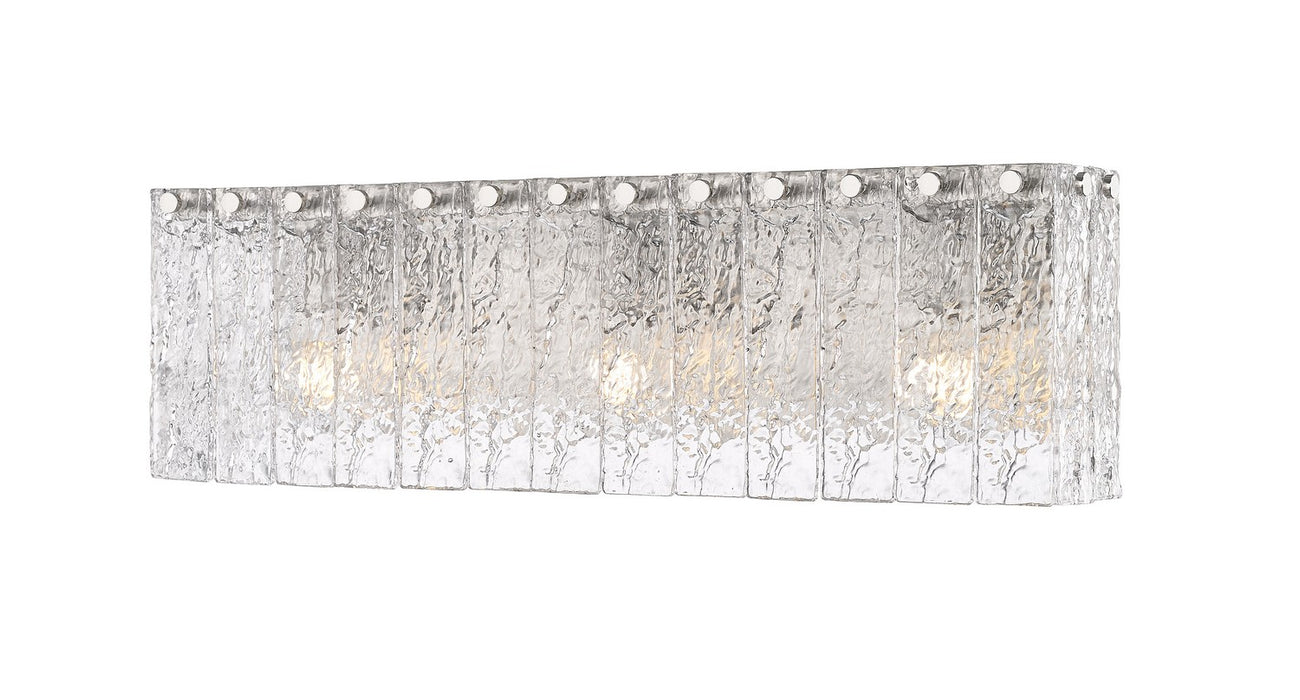 Z-Lite - 1943-3V-BN - Three Light Vanity - Glacier - Brushed Nickel