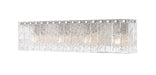 Z-Lite - 1943-4V-BN - Four Light Vanity - Glacier - Brushed Nickel