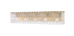 Z-Lite - 1943-5V-MGLD - Five Light Vanity - Glacier - Modern Gold