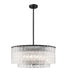 Z-Lite - 1943P26-2-MB - Ten Light Pendant - Glacier - Matte Black