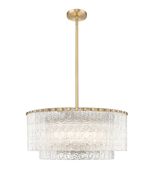 Z-Lite - 1943P26-2-MGLD - Ten Light Pendant - Glacier - Modern Gold