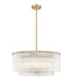 Z-Lite - 1943P26-2-MGLD - Ten Light Pendant - Glacier - Modern Gold