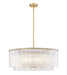 Z-Lite - 1943P32-2-MGLD - 12 Light Pendant - Glacier - Modern Gold