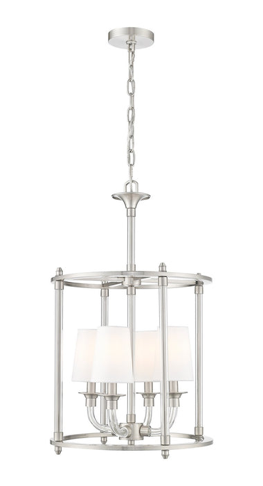 Z-Lite - 1950-4C-BN - Four Light Chandelier - Katerina - Brushed Nickel