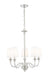 Z-Lite - 1950-5BN - Five Light Chandelier - Katerina - Brushed Nickel