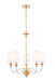 Z-Lite - 1950-5RB - Five Light Chandelier - Katerina - Rubbed Brass