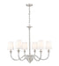 Z-Lite - 1950-6BN - Six Light Chandelier - Katerina - Brushed Nickel