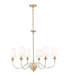Z-Lite - 1950-6RB - Six Light Chandelier - Katerina - Rubbed Brass