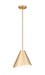 Z-Lite - 1952P12-MGLD - One Light Pendant - Aria - Modern Gold